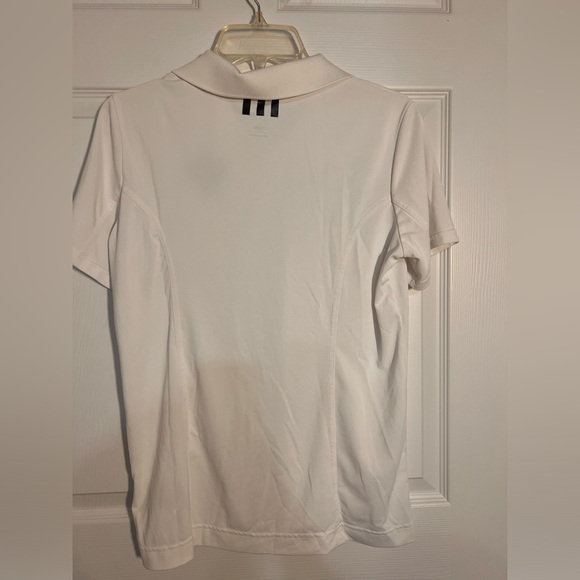 ADIDAS NBA NEW YORK KNICKS Women’s POLO Golf SHIRT SHORT SLEEVE White Large - Picture 5 of 10